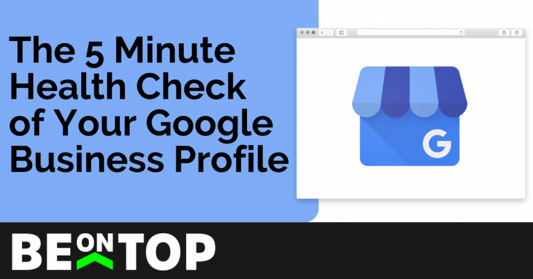 5 Minute Health Check of Google Business Profile