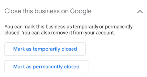 Close Google Business Profile