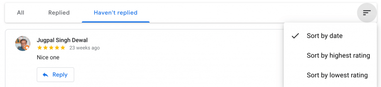 Google Business Profile Review Replies