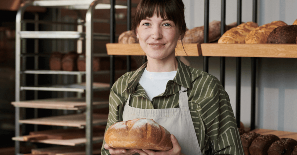 Woman in Bakery