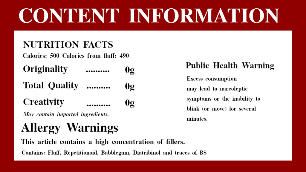 Content Information Diagram